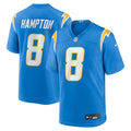 Omarion Hampton Los Angeles Chargers Game Player Jersey - Powder Blue | Stitched Football Jersey TJS0488
