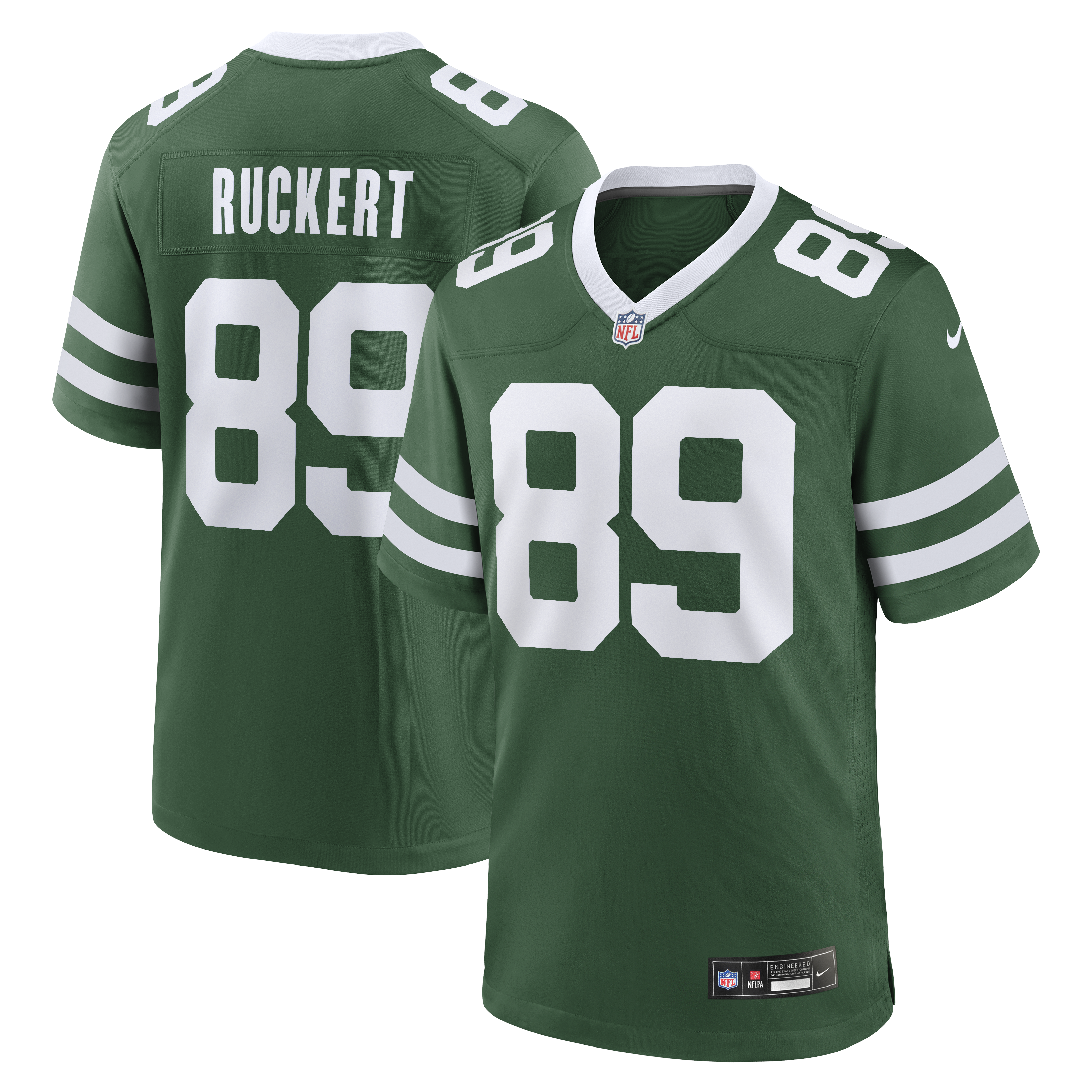 Jeremy Ruckert New York Jets Team Game Jersey - Legacy Green | Stitched Football Jersey TJS0361