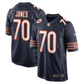 Braxton Jones Chicago Bears Game Player Jersey - Navy | Stitched Football Jersey TJS0567