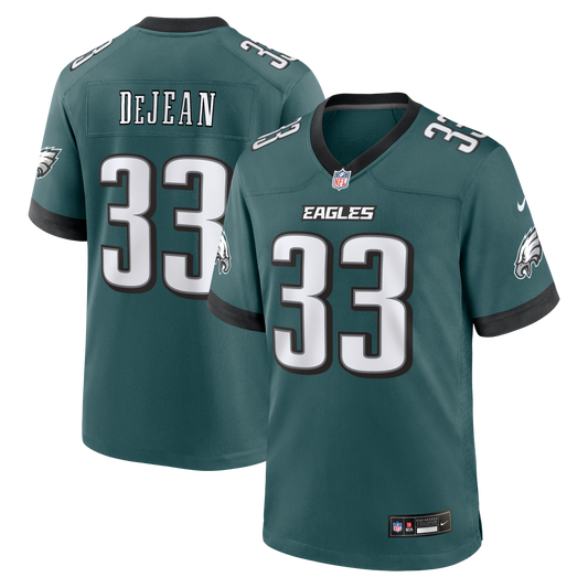 Cooper DeJean Philadelphia Eagles Team Game Jersey - Midnight Green | Stitched Football Jersey TJS0533