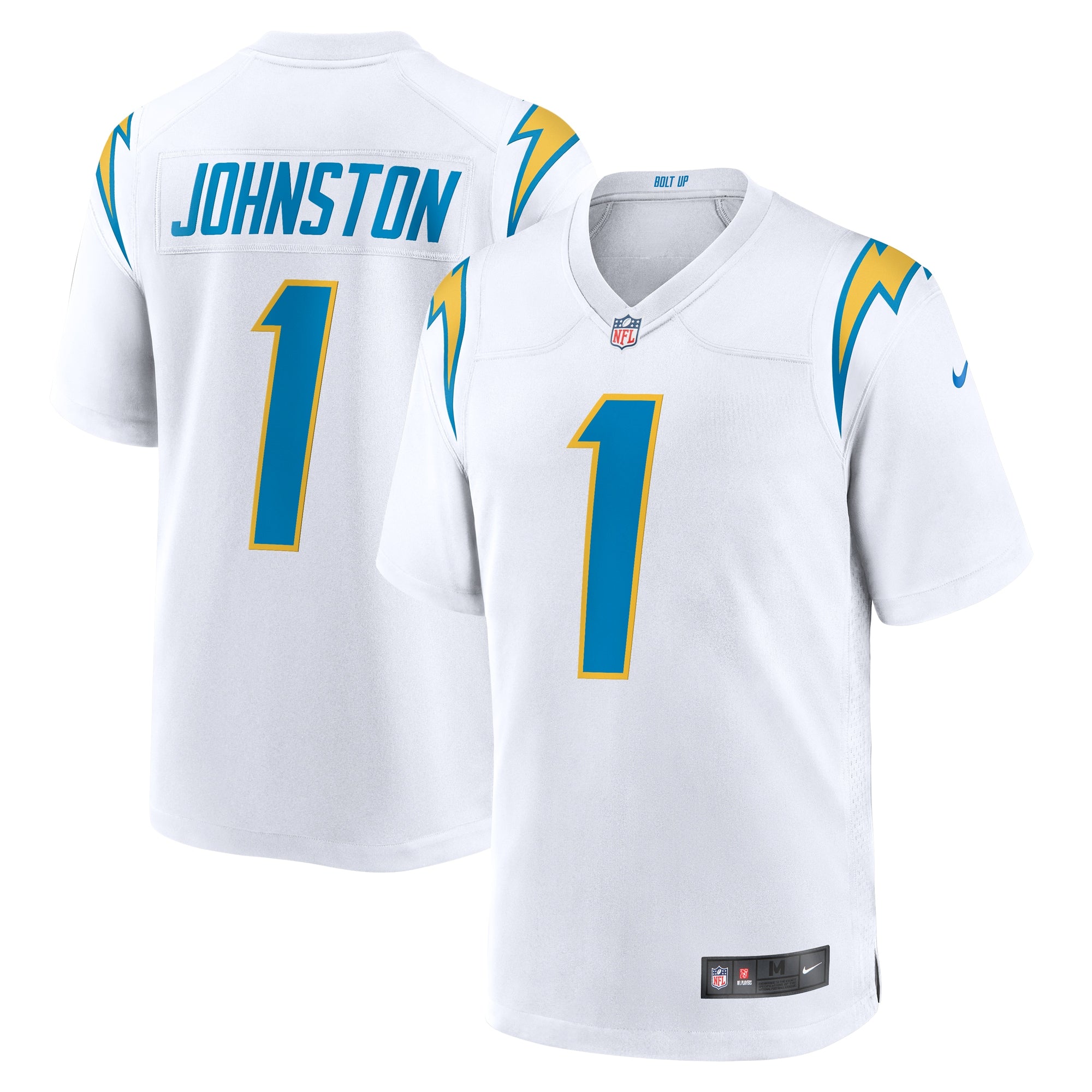Quentin Johnston Los Angeles Chargers Away Game Jersey - White | Stitched Football Jersey TJS0313