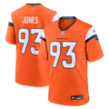 D.J. Jones Denver Broncos Team Game Jersey - Orange | Stitched Football Jersey TJS0302
