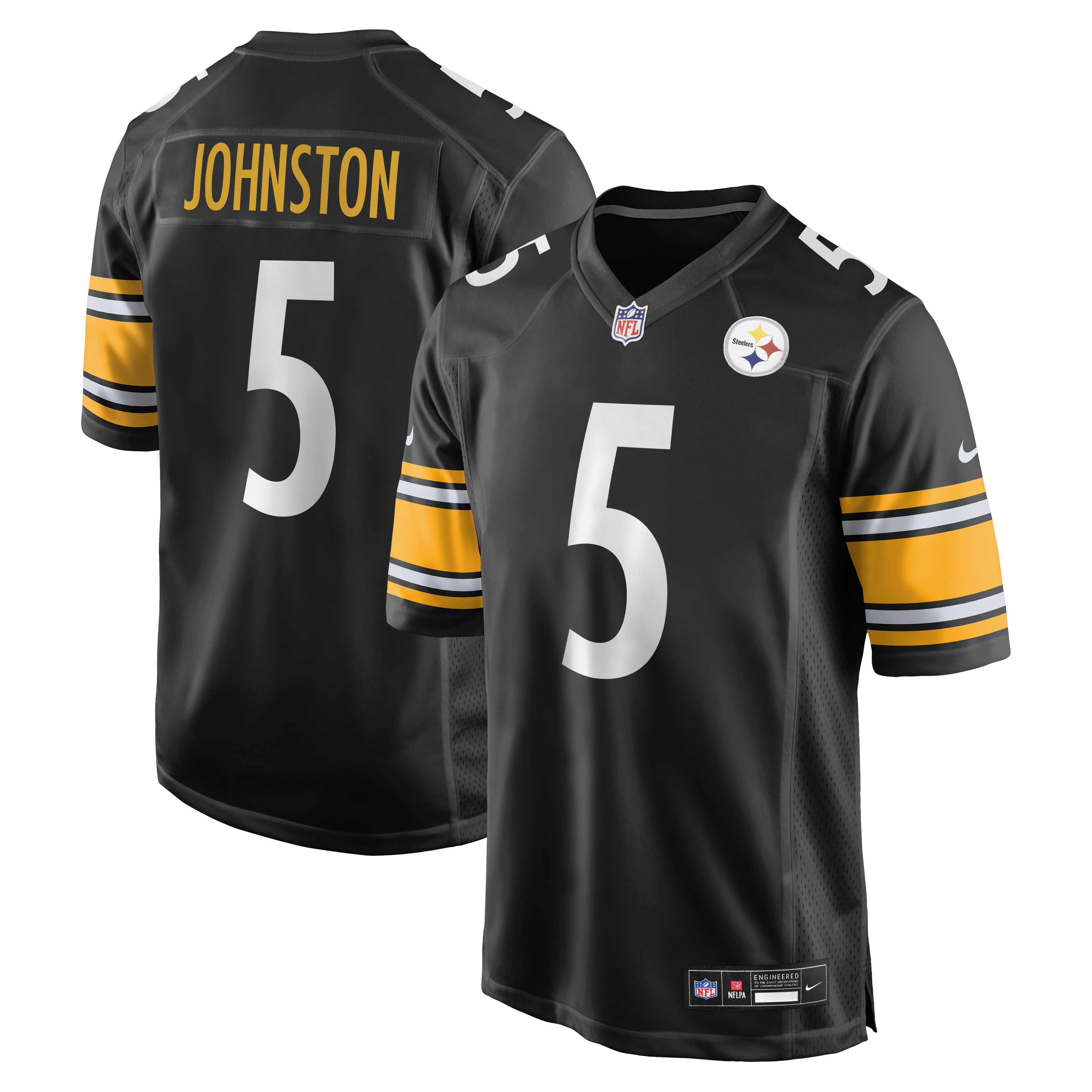 Cameron Johnston Pittsburgh Steelers Game Jersey - Black | Stitched Football Jersey TJS0400