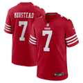 Thomas Morstead San Francisco 49ers Team Game Jersey - Scarlet | Stitched Football Jersey TJS0563
