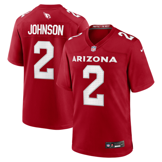 Will Johnson Arizona Cardinals Team Game Jersey - Cardinal | Stitched Football Jersey TJS0538