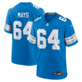 Cade Mays Detroit Lions Team Game Jersey - Blue | Stitched Football Jersey TJS0480