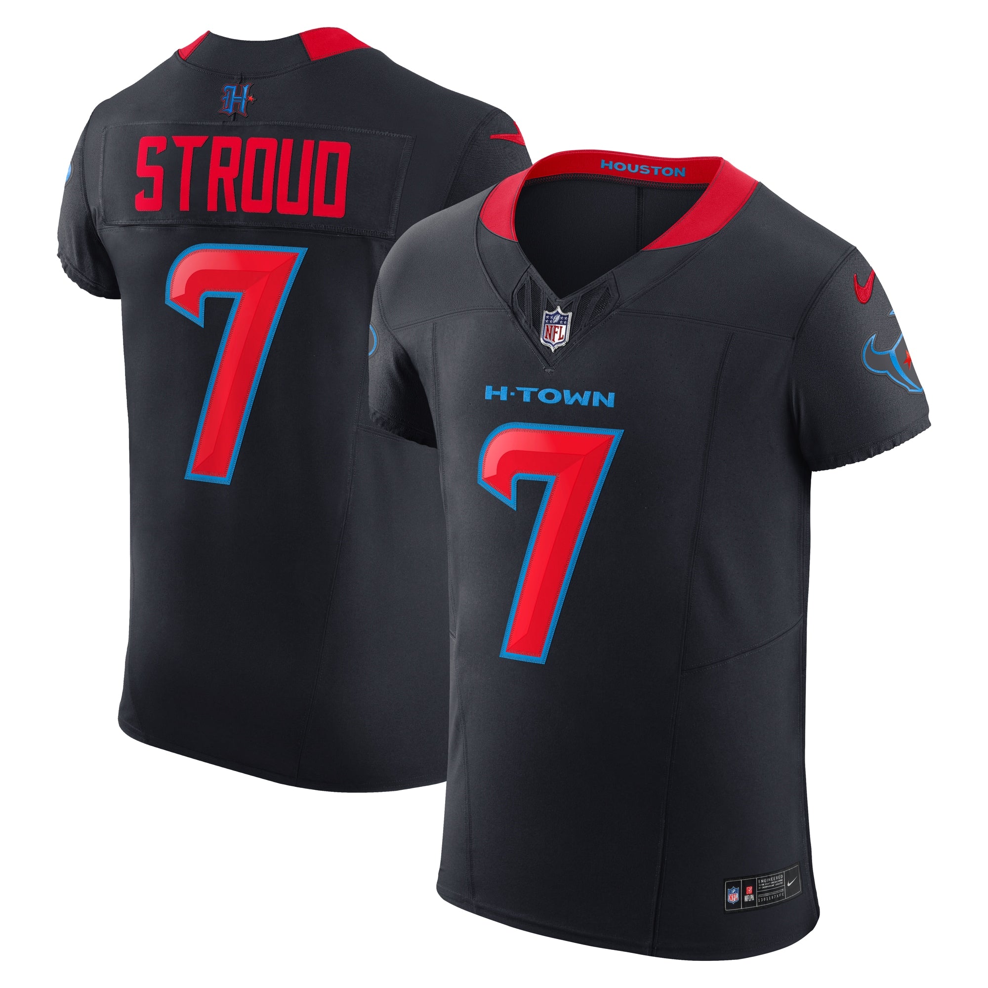 C.J. Stroud Houston Texans Alternate 2 Vapor F.U.S.E. Elite Jersey - Navy | Stitched Football Jersey TJS0579