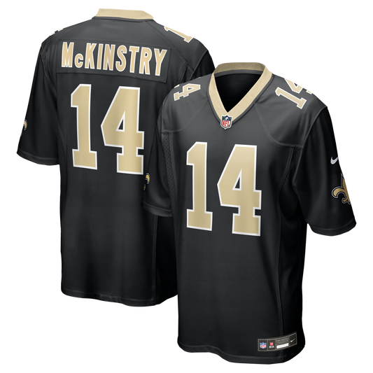 Ga'Quincy McKinstry New Orleans Saints Player Game Jersey - Black | Stitched Football Jersey TJS0370