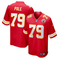 Esa Pole Kansas City Chiefs Team Game Jersey - Red | Stitched Football Jersey TJS0485