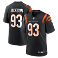 McKinnley Jackson Cincinnati Bengals Game Jersey - Black | Stitched Football Jersey TJS0531