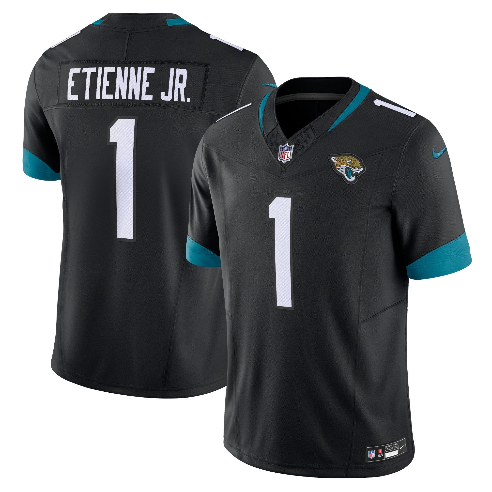 Travis Etienne Jacksonville Jaguars Vapor F.U.S.E. Limited Jersey - Black | Stitched Football Jersey TJS0458