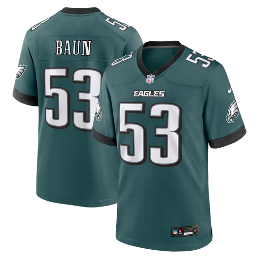 Zack Baun Philadelphia Eagles Team Game Jersey - Midnight Green | Stitched Football Jersey TJS0573