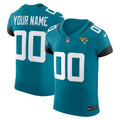 Jacksonville Jaguars Vapor F.U.S.E. Elite Custom Jersey - Teal | Stitched Football Jersey TJS0496