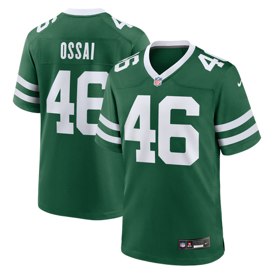 Joseph Ossai New York Jets Team Game Jersey - Legacy Green | Stitched Football Jersey TJS0408