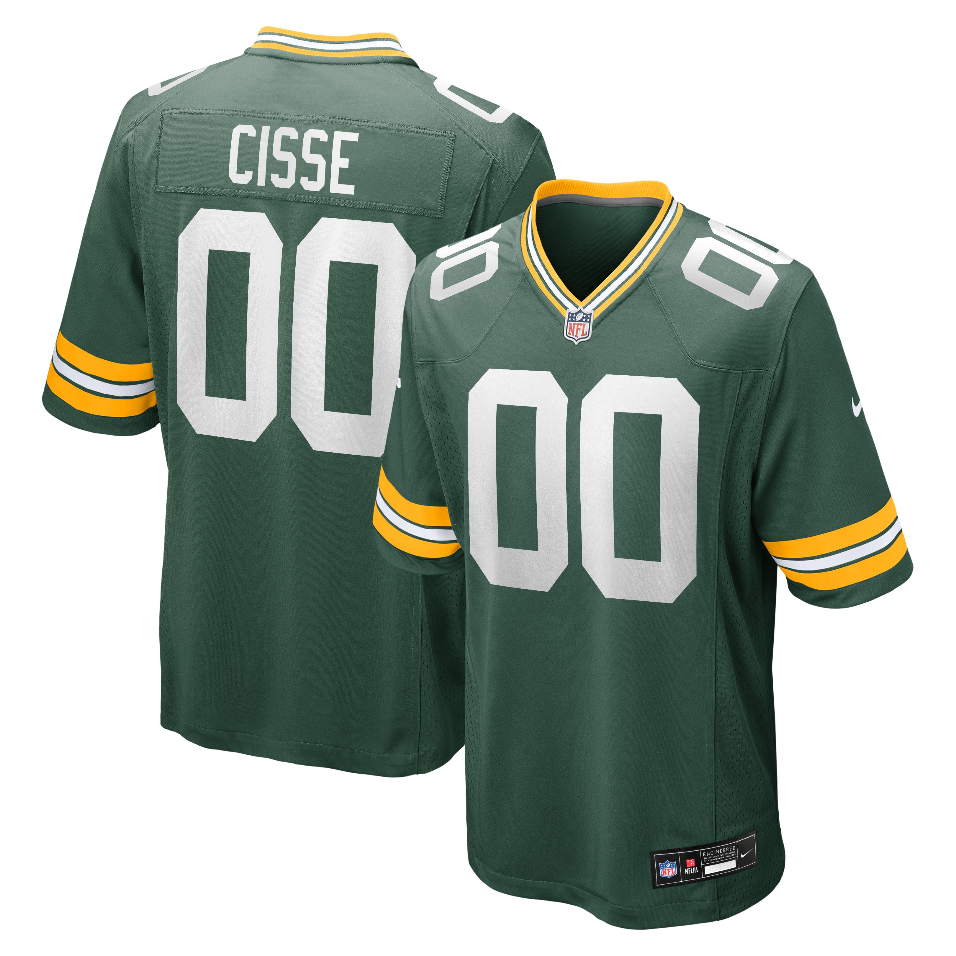 Brandon Cisse Green Bay Packers Game Jersey - Green | Stitched Football Jersey TJS0459