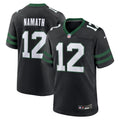 Joe Namath New York Jets Alternate Retired Player Game Jersey - Legacy Black | Stitched Football Jersey TJS0530