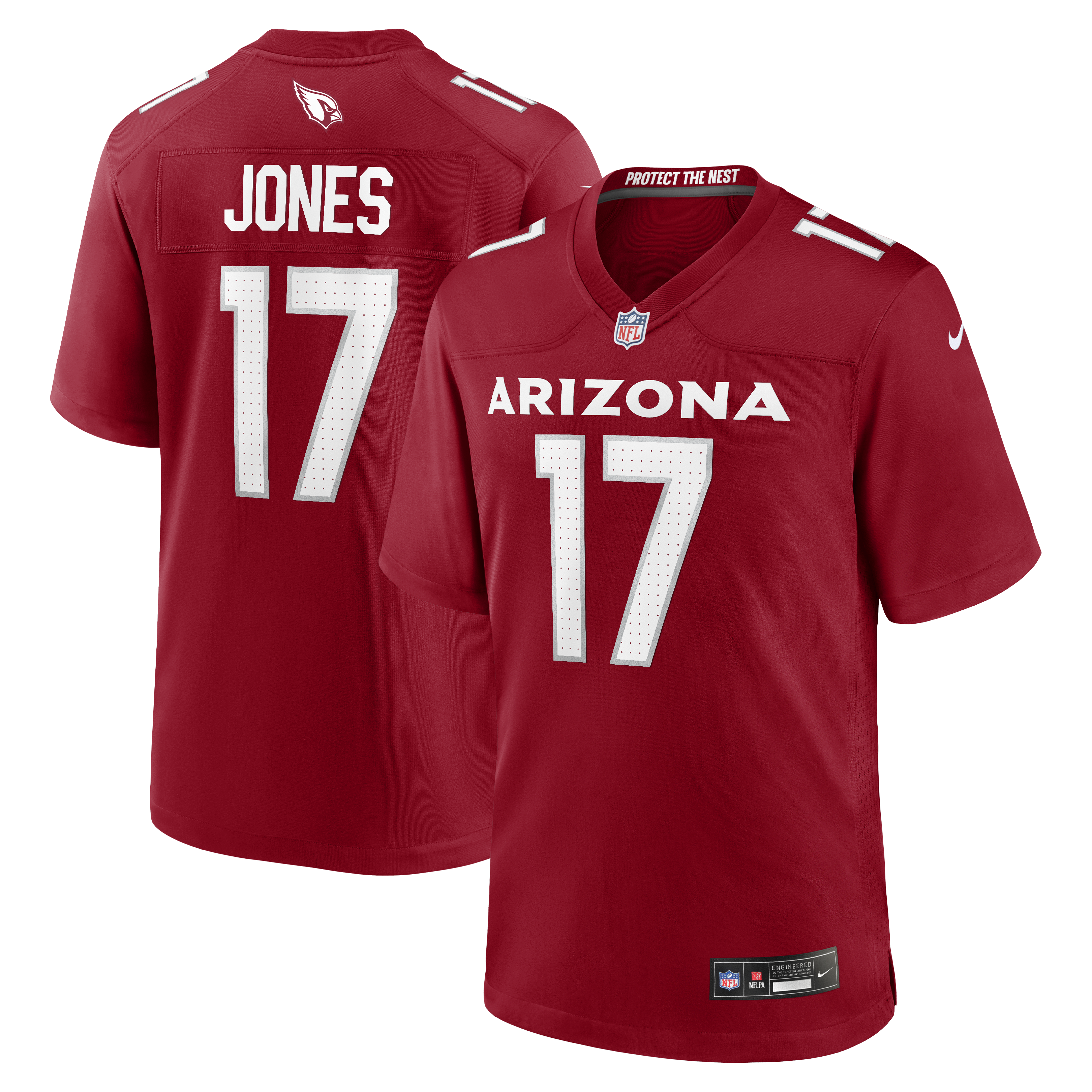 Zay Jones Arizona Cardinals Team Game Jersey - Cardinal | Stitched Football Jersey TJS0482