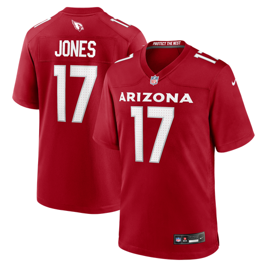 Zay Jones Arizona Cardinals Team Game Jersey - Cardinal | Stitched Football Jersey TJS0482