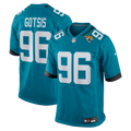 Adam Gotsis Jacksonville Jaguars Game Jersey - Teal | Stitched Football Jersey TJS0352