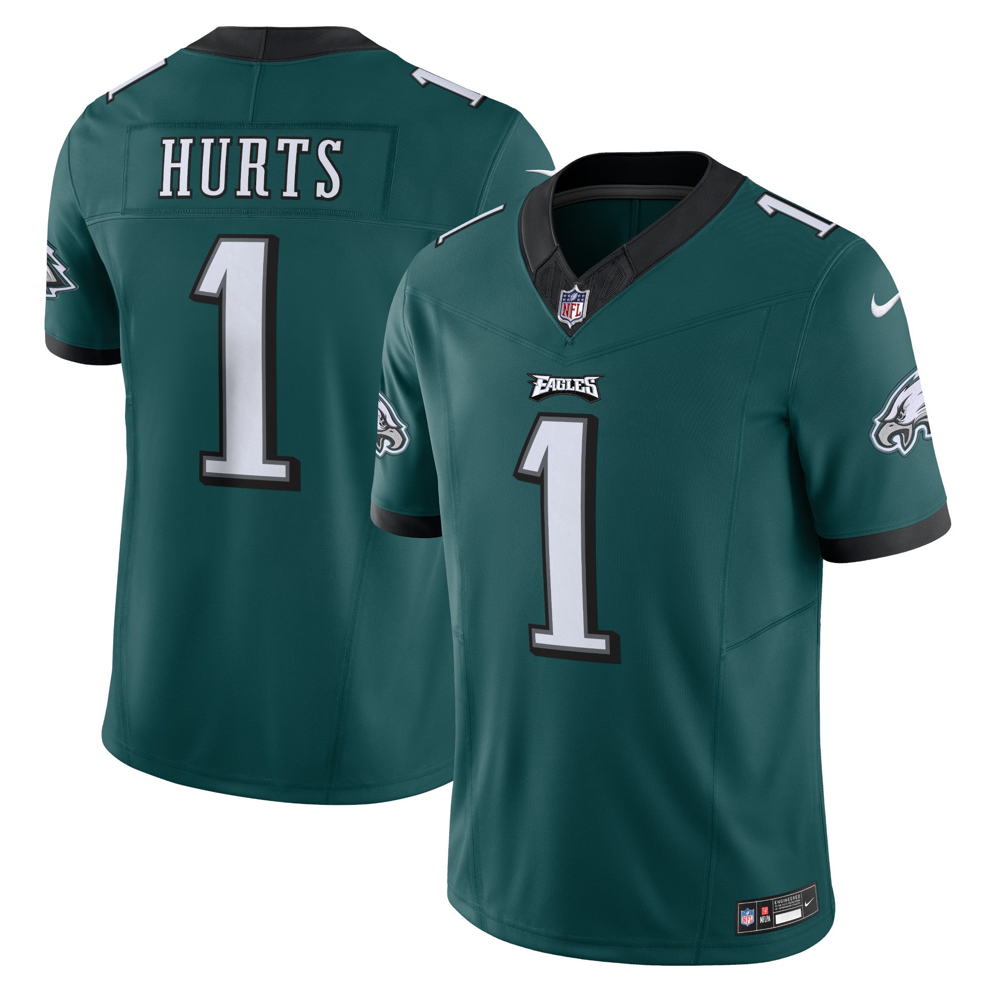Jalen Hurts Philadelphia Eagles Vapor F.U.S.E. Limited Jersey - Green | Stitched Football Jersey TJS0477