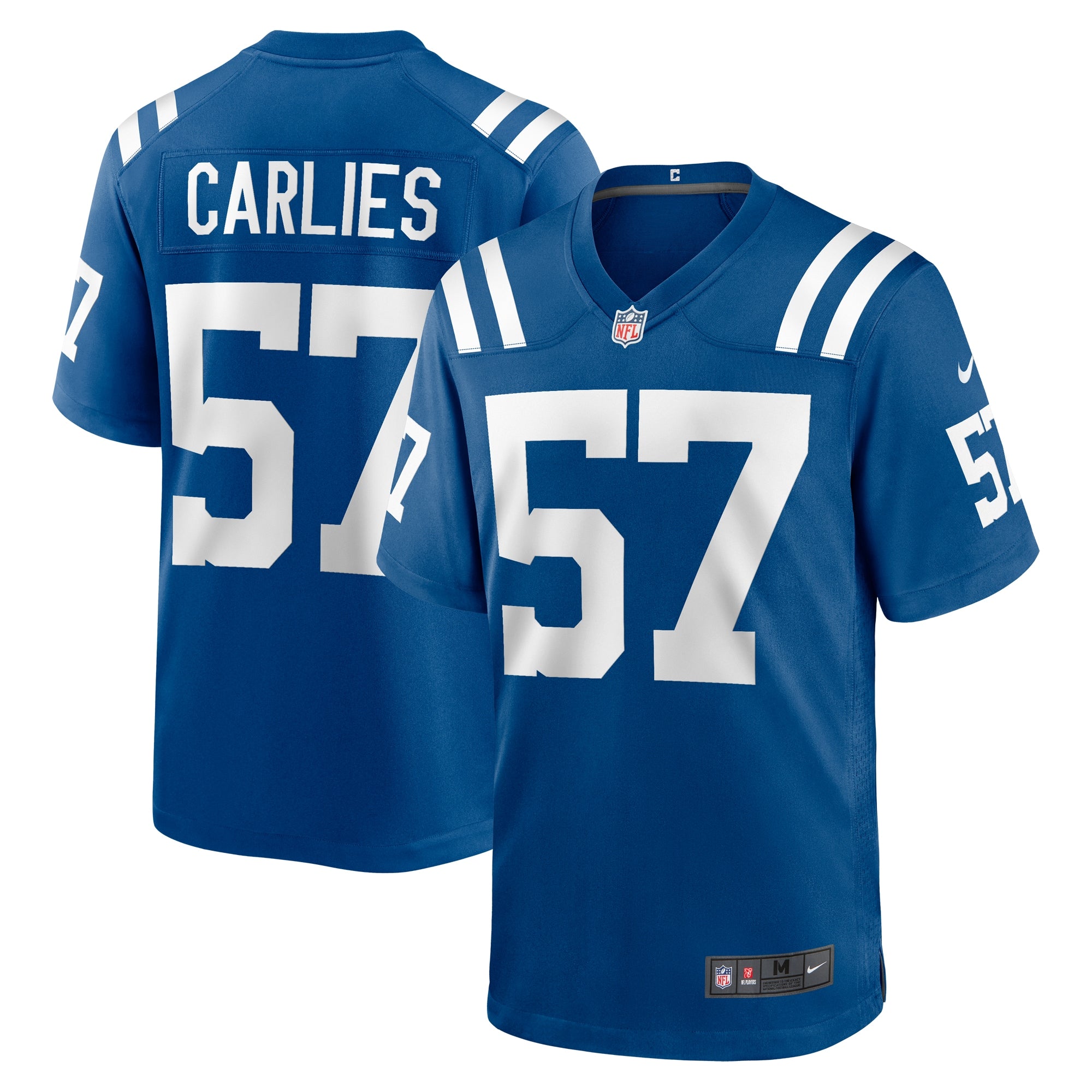 Jaylon Carlies Indianapolis Colts Game Jersey - Royal | Stitched Football Jersey TJS0301