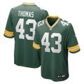 Kiondre Thomas Green Bay Packers Game Player Jersey - Green | Stitched Football Jersey TJS0371