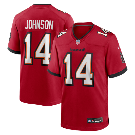 Brad Johnson Tampa Bay Buccaneers Game Retired Player Jersey - Red | Stitched Football Jersey TJS0363