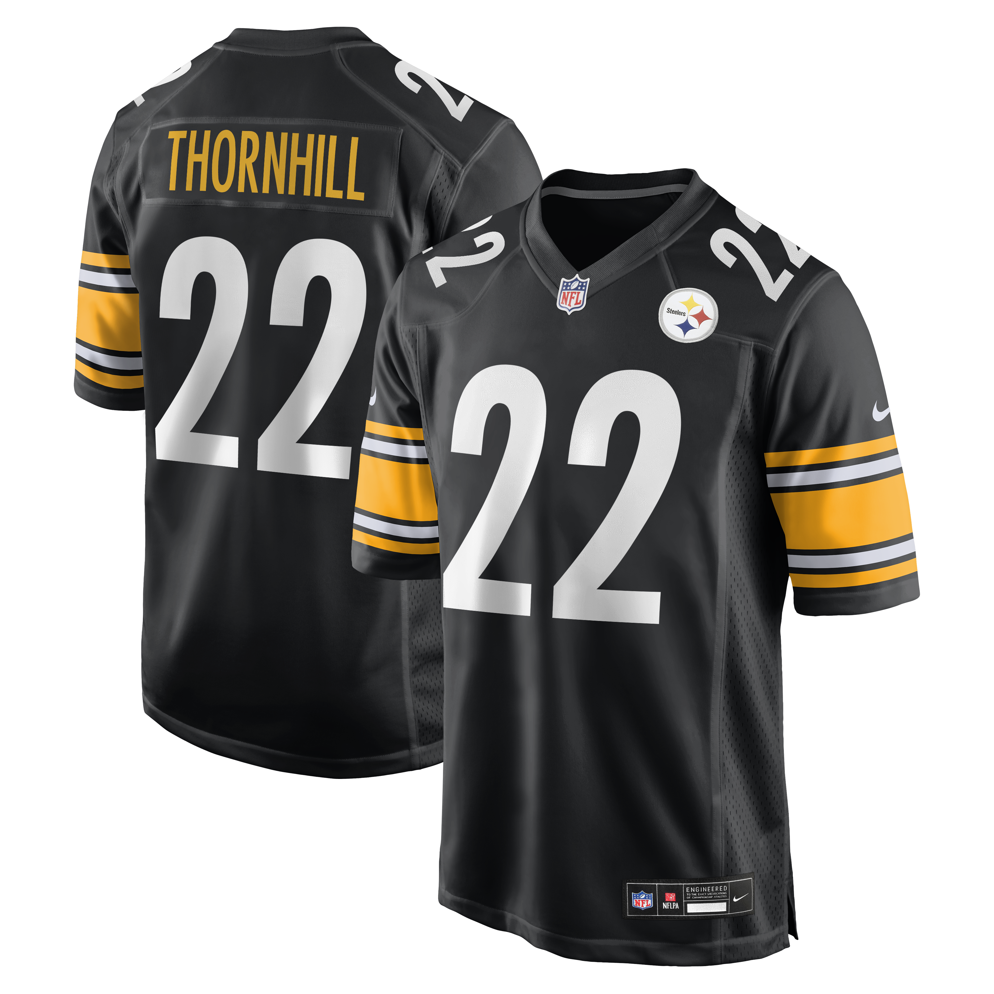 Juan Thornhill Pittsburgh Steelers Team Game Jersey - Black | Stitched Football Jersey TJS0415