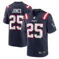 Marcus Jones New England Patriots Game Player Jersey - Navy | Stitched Football Jersey TJS0454