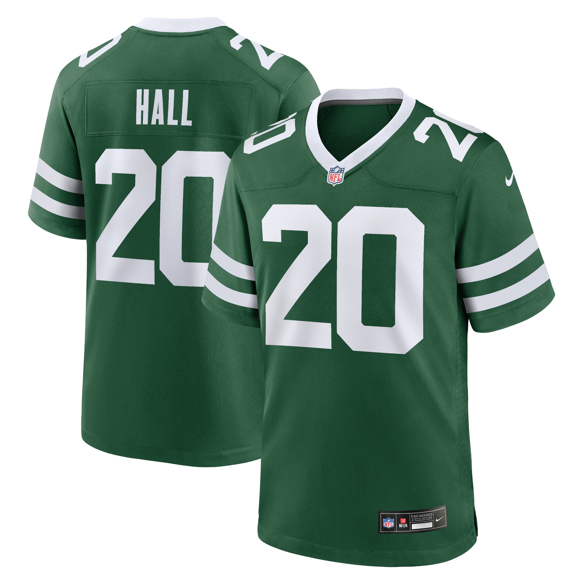 Breece Hall New York Jets Game Jersey - Legacy Green | Stitched Football Jersey TJS0571