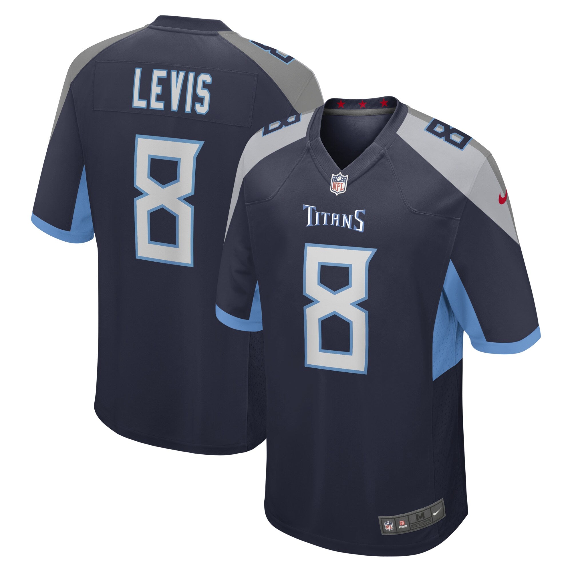 Will Levis Tennessee Titans Game Jersey - Navy | Stitched Football Jersey TJS0715