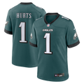 Jalen Hurts Philadelphia Eagles Team Game Jersey - Midnight Green | Stitched Football Jersey TJS0777