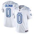 Keon Coleman Buffalo Bills 2025 Rivalries Collection Stitched Limited Jersey - White | Stitched Football Jersey TJS0799
