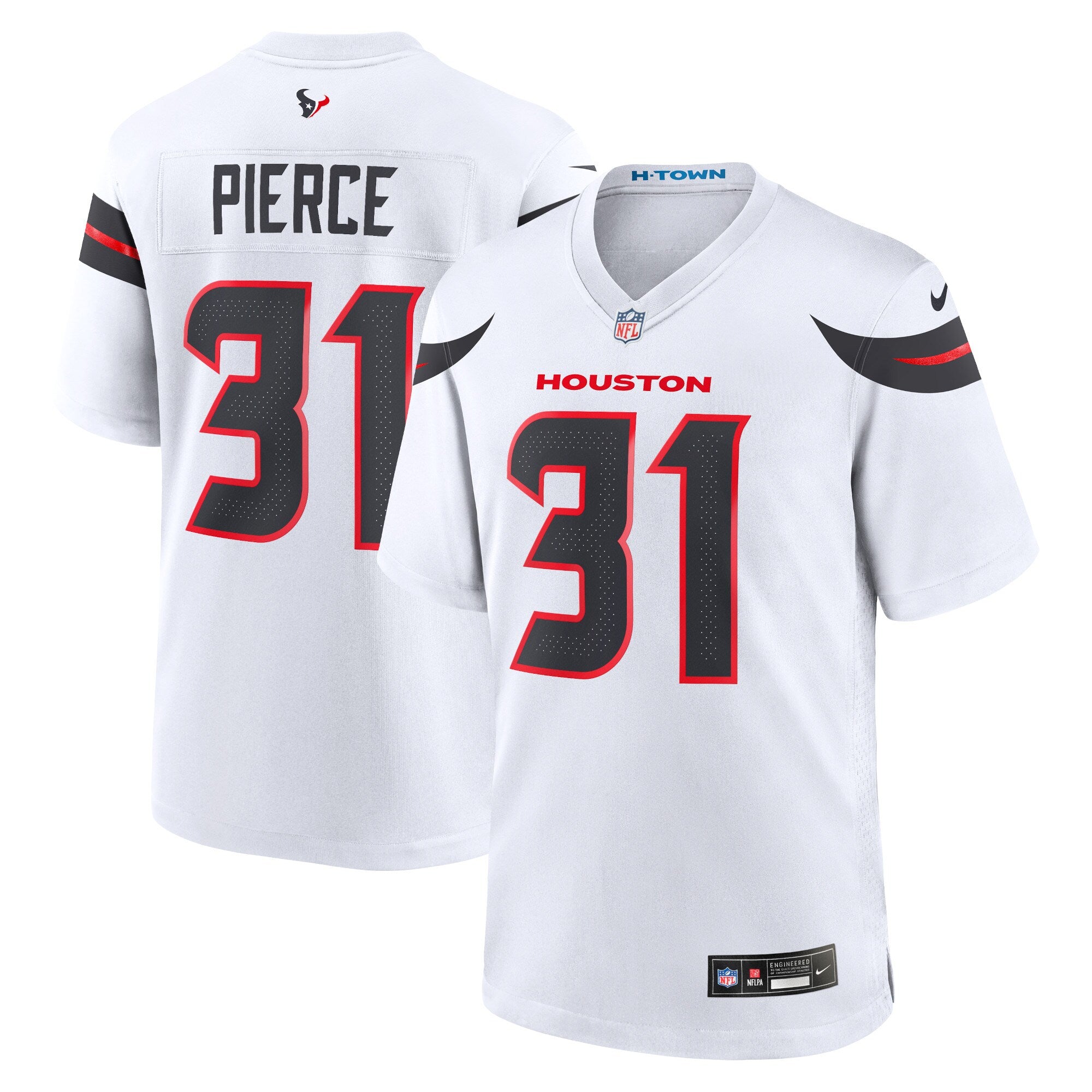 Dameon Pierce Houston Texans Game Jersey - White | Stitched Football Jersey TJS0773
