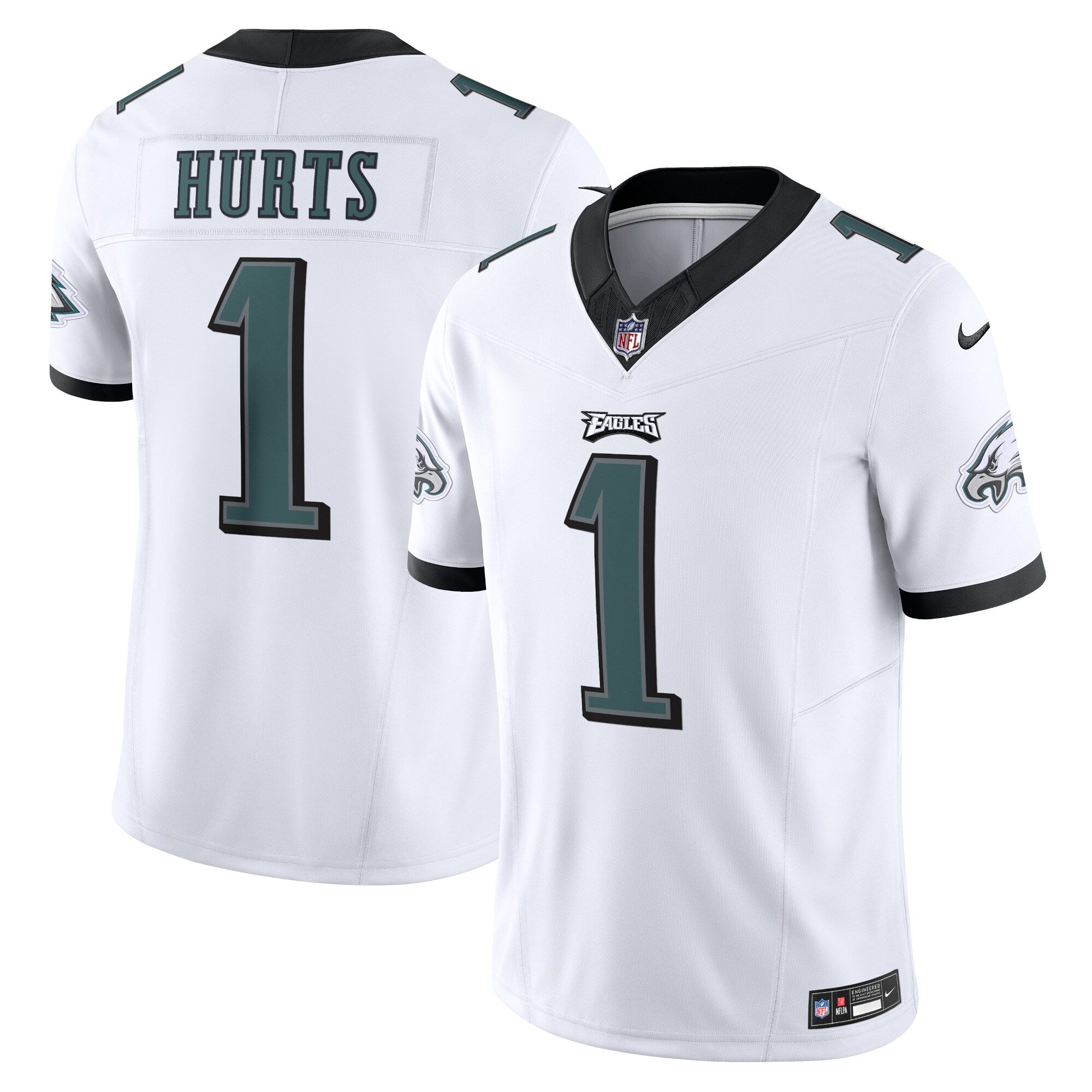 Jalen Hurts Philadelphia Eagles Vapor F.U.S.E. Limited Jersey - White | Stitched Football Jersey TJS0631
