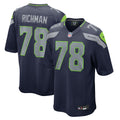 Mason Richman Seattle Seahawks Team Game Jersey - College Navy | Stitched Football Jersey TJS0774