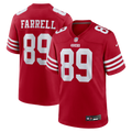 Luke Farrell San Francisco 49ers Team Game Jersey - Scarlet | Stitched Football Jersey TJS0727