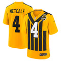 DK Metcalf Pittsburgh Steelers Alternate 1933 Throwback Game Jersey - Gold | Stitched Football Jersey TJS0650