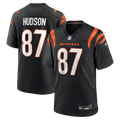 Tanner Hudson Cincinnati Bengals Home Game Player Jersey - Black | Stitched Football Jersey TJS0703