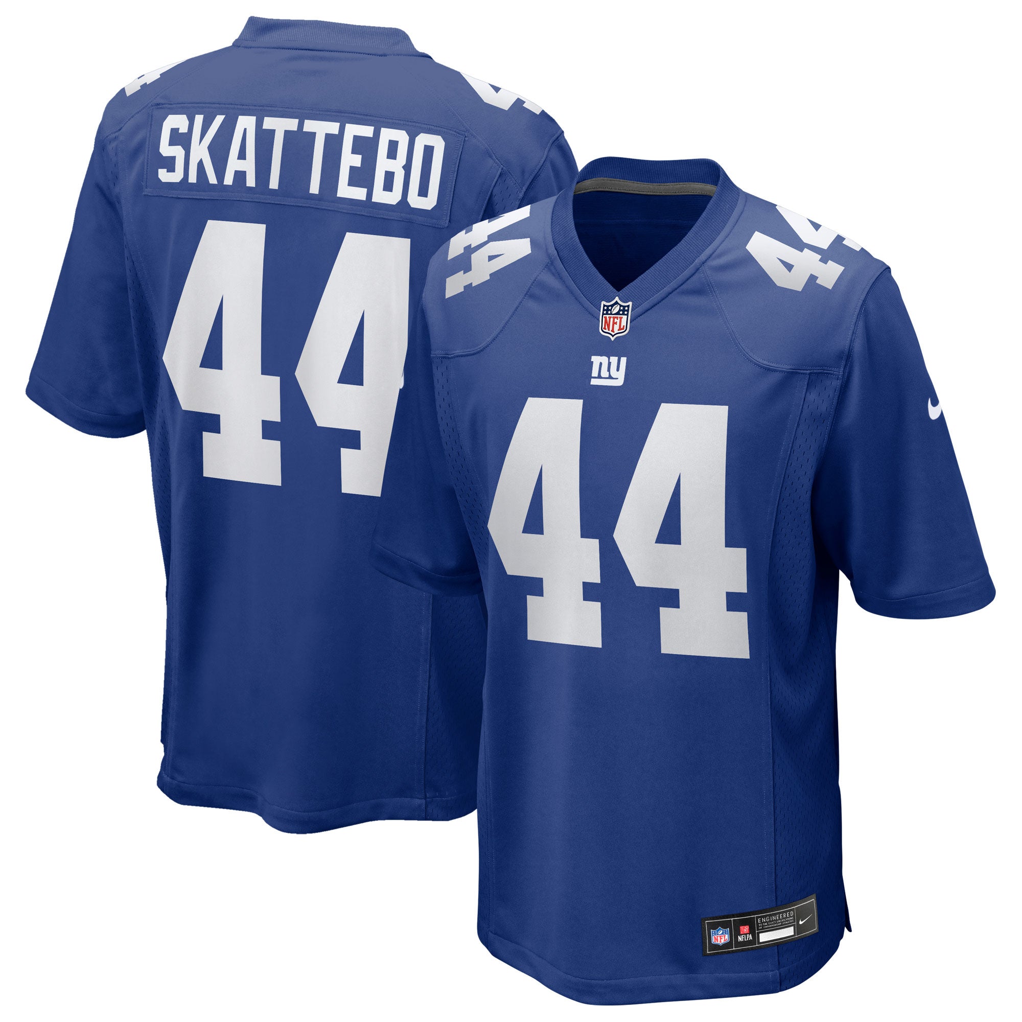 Cam Skattebo New York Giants Game Jersey - Royal | Stitched Football Jersey TJS0634