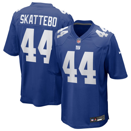 Cam Skattebo New York Giants Game Jersey - Royal | Stitched Football Jersey TJS0634