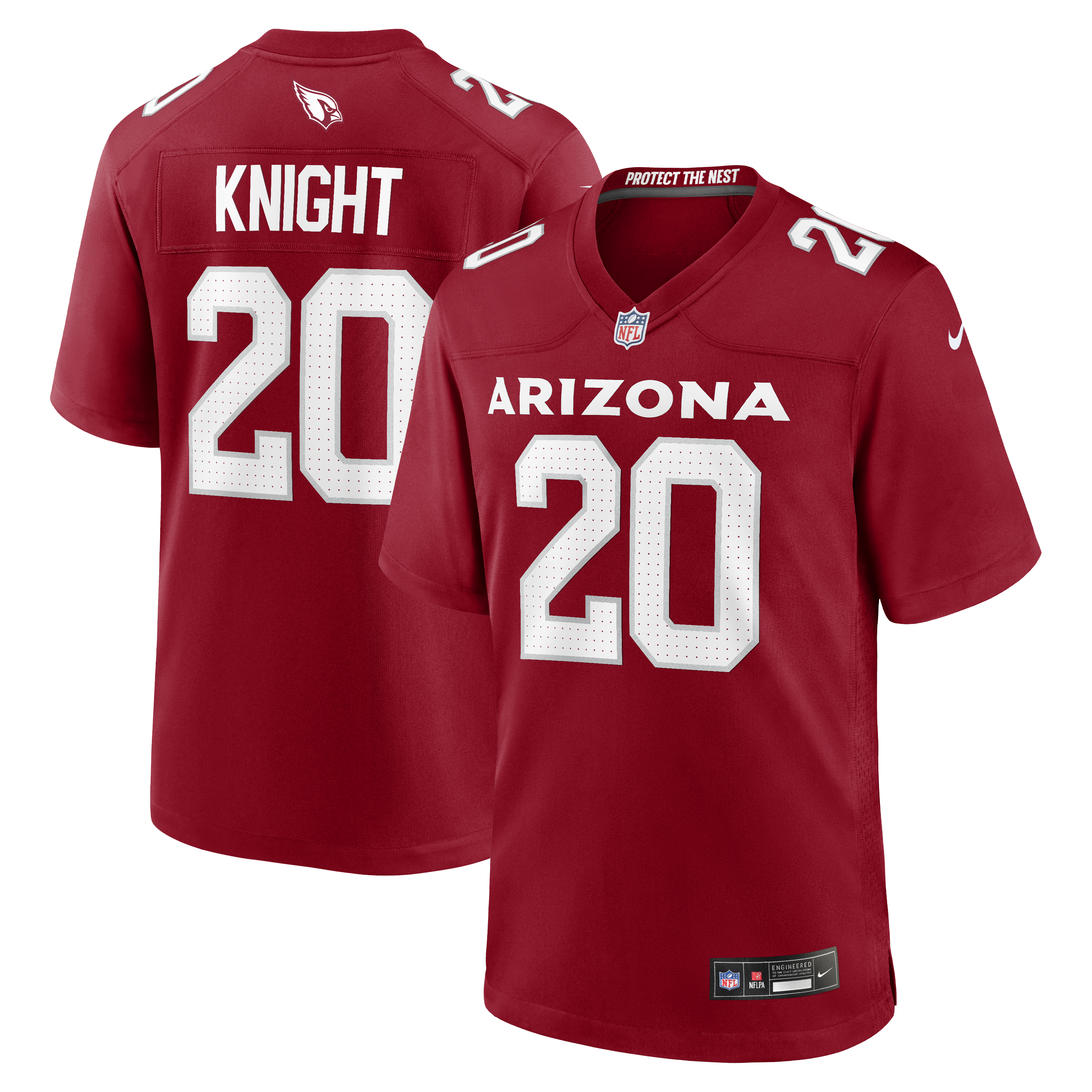 Zonovan Knight Arizona Cardinals Team Game Jersey - Cardinal | Stitched Football Jersey TJS0750