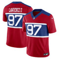 Dexter Lawrence II New York Giants Alternate Vapor F.U.S.E. Limited Jersey - Century Red | Stitched Football Jersey TJS0726