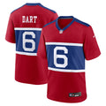 Jaxson Dart New York Giants Alternate Century Red Game Jersey - Red | Stitched Football Jersey TJS0666