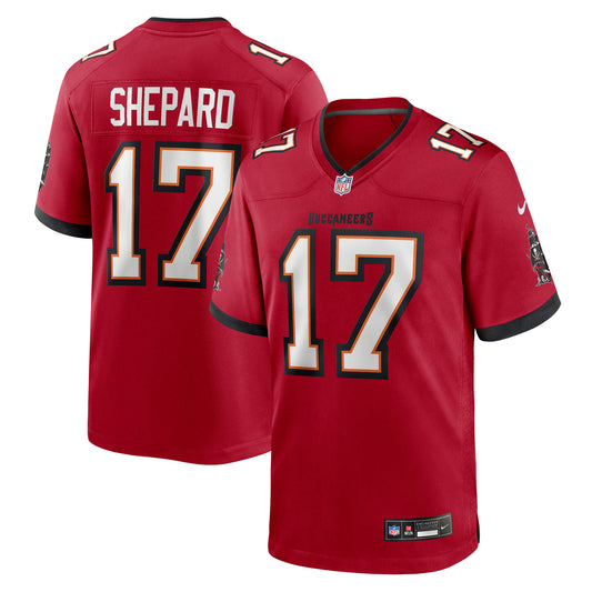 Sterling Shepard Tampa Bay Buccaneers Team Game Jersey - Red | Stitched Football Jersey TJS0683