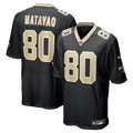 Moliki Matavao New Orleans Saints Team Game Jersey - Black | Stitched Football Jersey TJS0789