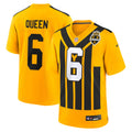 Patrick Queen Pittsburgh Steelers Alternate 1933 Throwback Game Jersey - Gold | Stitched Football Jersey TJS0732