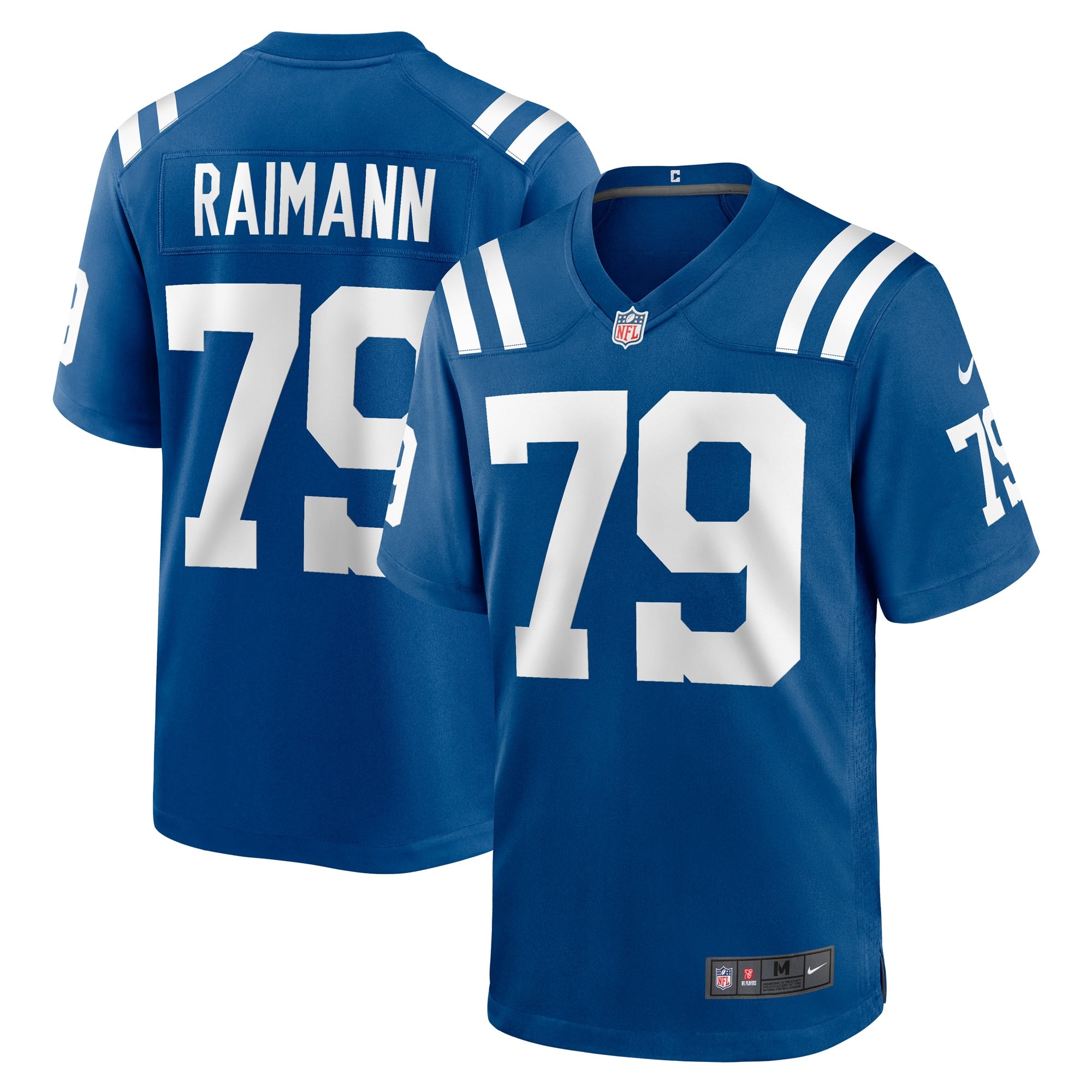 Bernhard Raimann Indianapolis Colts Player Game Jersey - Royal | Stitched Football Jersey TJS0682