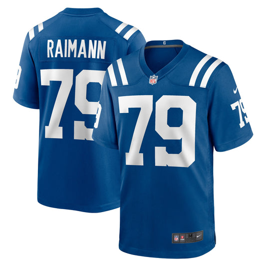 Bernhard Raimann Indianapolis Colts Player Game Jersey - Royal | Stitched Football Jersey TJS0682