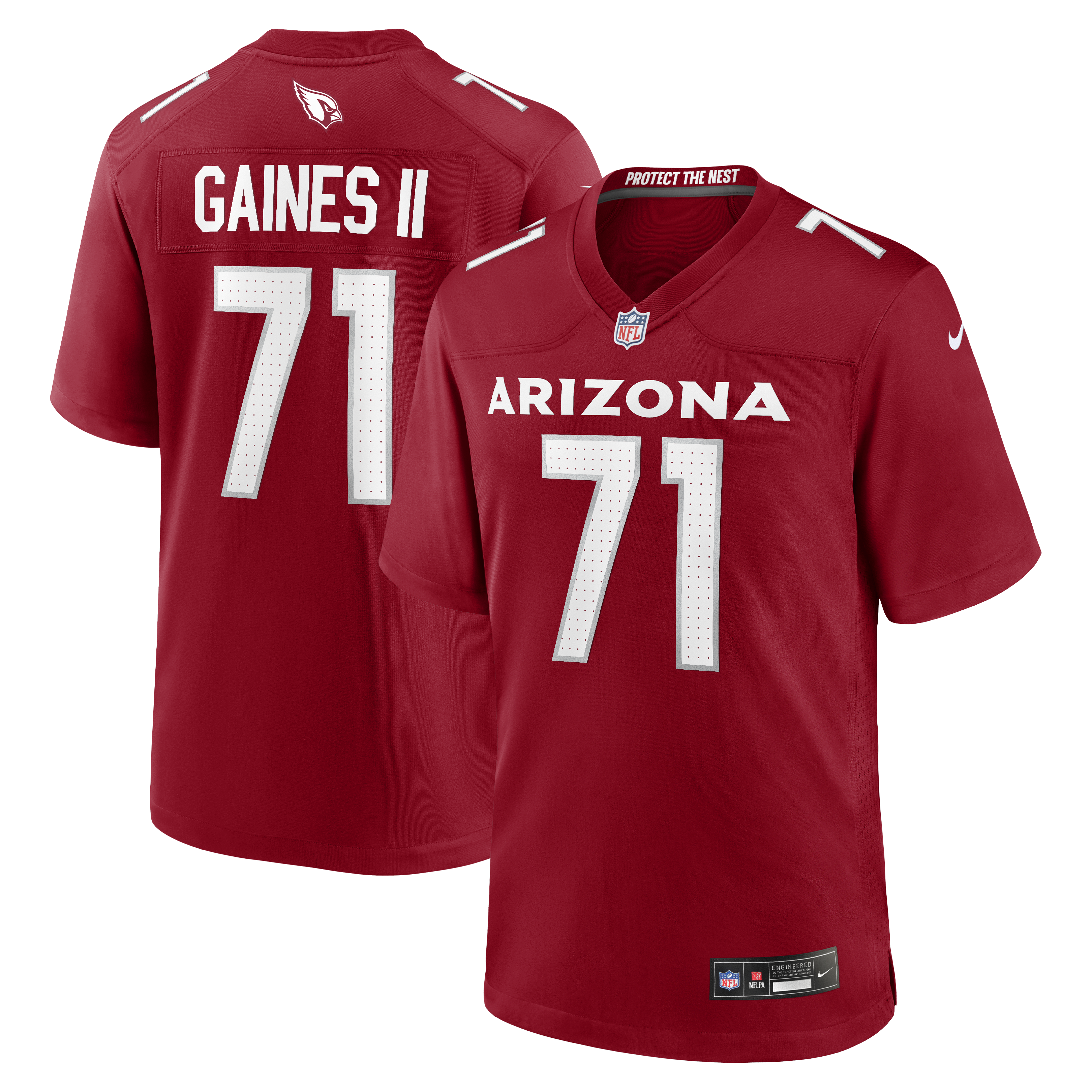 Jon Gaines II Arizona Cardinals Team Game Jersey - Cardinal | Stitched Football Jersey TJS0647